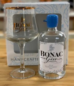 Bonac Irish Gin Half Bottle With Glass