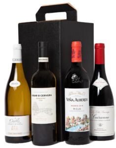 Four bottle wine gift pack